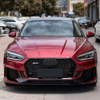 2017-2019 For A5/S5 B9 Body Kits With ACC & Honeycomb Grille Front Lip