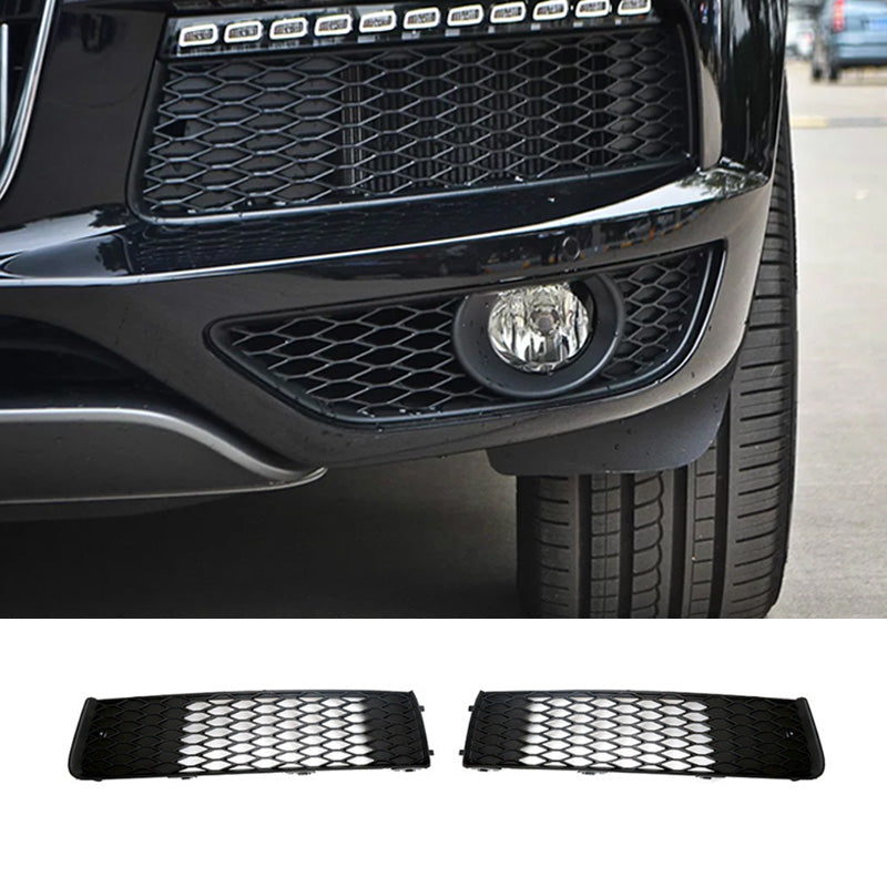 2010-2015 For Audi Q7 SQ7 4L Audi Front Bumper Down Grille Honeycomb Style Fog Light Grilles