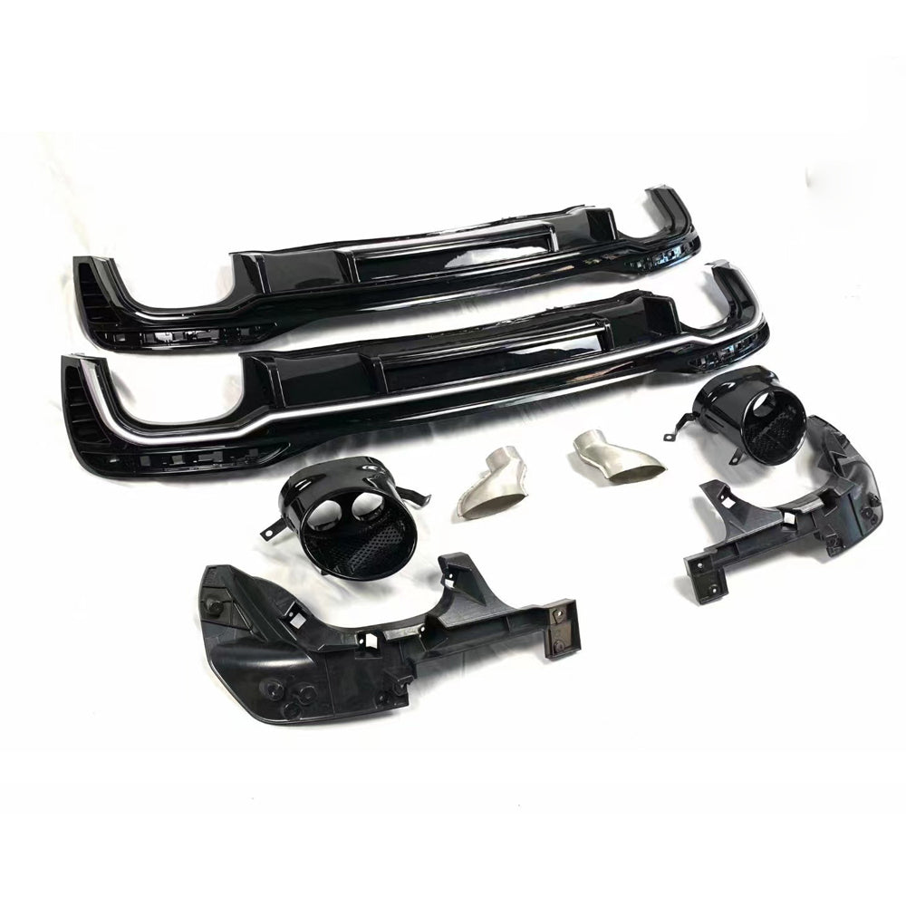 2020-2024 For Audi A4 S4 B9.5 Audi RS4 Style A4 Diffuser With Large Dual Tailpipe