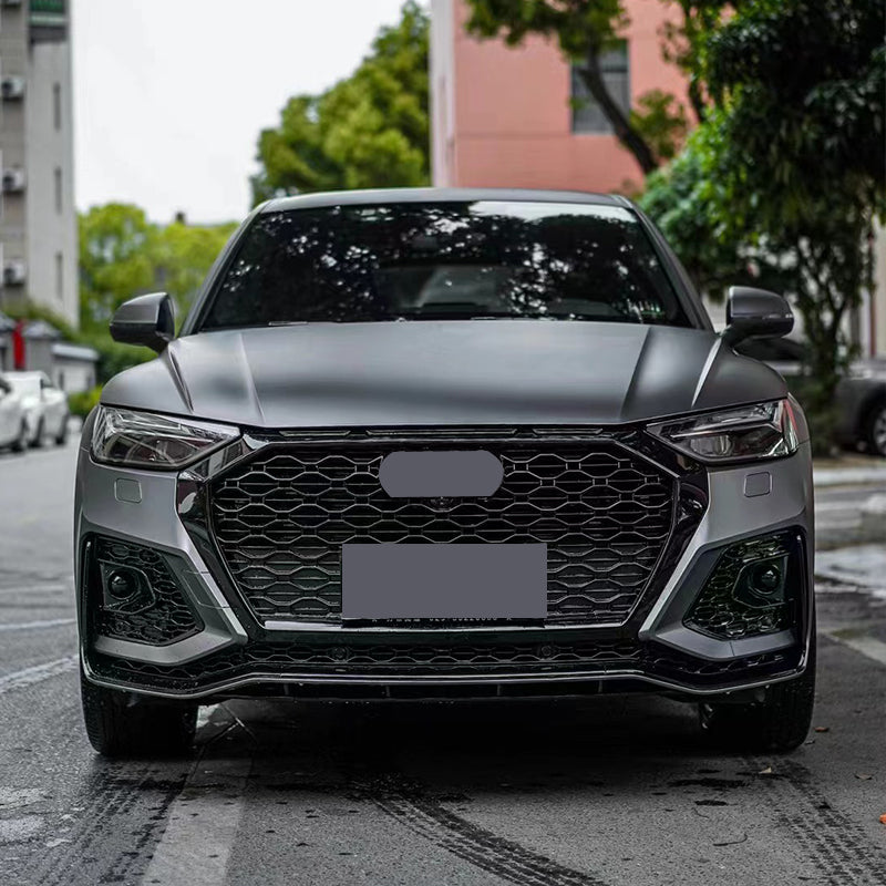 2022-2025 For Audi Q5/SQ5 B9.5 Body Kits Upgrade To RSQ8 Style Front Bumper With Honeycomb Grille