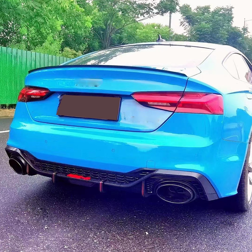 2020-2024 For Audi A5 S5 B9.5 Audi RS5 Style A5 Diffuser With Tailpipe