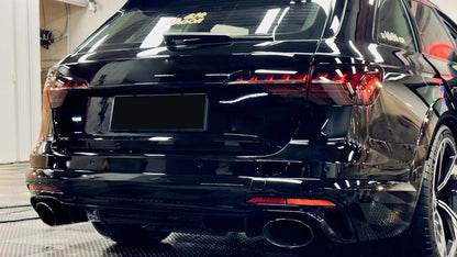 2020-2024 For Audi A4 S4 B9.5 Audi RS4 Style A4 Diffuser With Large Dual Tailpipe