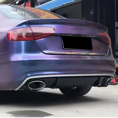 2013-2016 For Audi A4 S4 B8.5 Non S line diffuser with tailpipe
