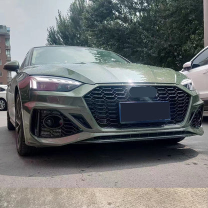 2020-2025 For A5/S5 B9.5 RS5 Style Bumper With ACC Honeycomb Grille