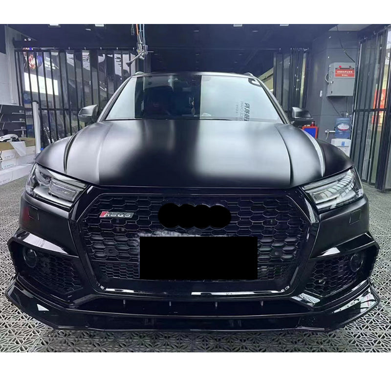 2019-2021  For Audi Q5/SQ5 B9 RSQ5 Style Body Kits With Honeycomb Grille Front Lip