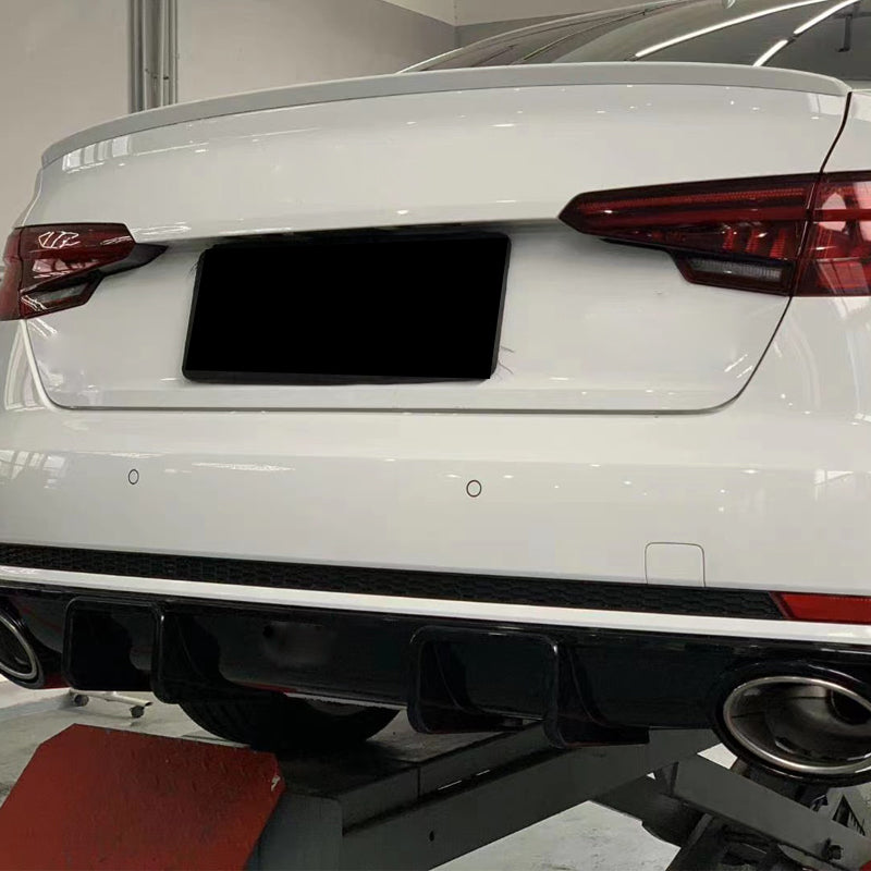 2017-2019 For Audi A4 S4 B9 Diffuser With Large Dual Tailpipe