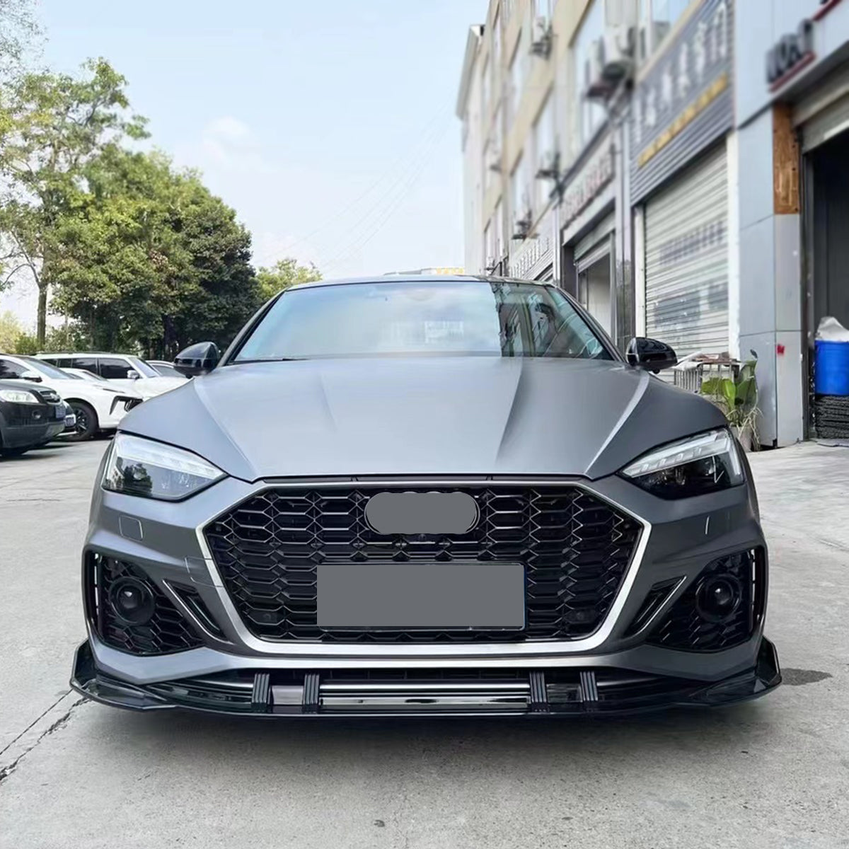 2020-2025 For A5/S5 B9.5 RS5 Style Bumper With ACC Honeycomb Grille