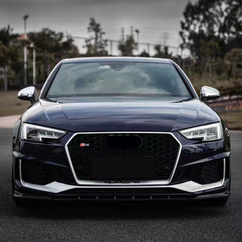 2017-2019 For A4/S4 B9 Body Kits With ACC & Honeycomb Grille Front Lip