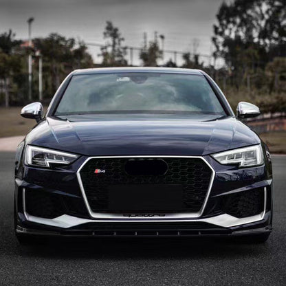 2017-2019 For A4/S4 B9 Body Kits With ACC & Honeycomb Grille Front Lip