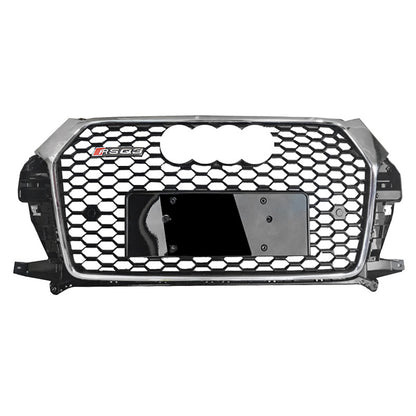 2016-2019 For Audi Q3 SQ3 8U.5 RSQ3 Style Honeycomb Grille