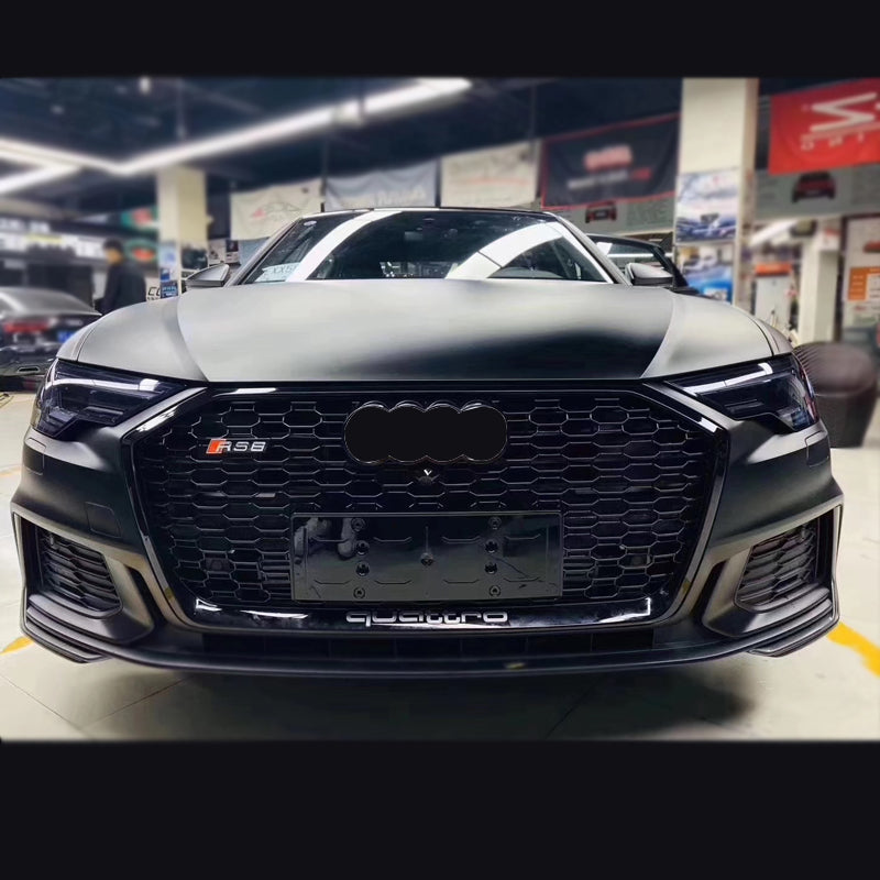 2019-2025 For Audi A6 S6 C8 C8.5 RS6 Honeycomb Grille