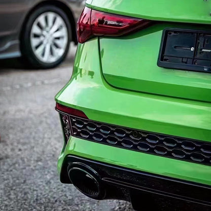 2020-2024 For Audi A3 S3 8Y S line rear diffuser and large dual tailpipe
