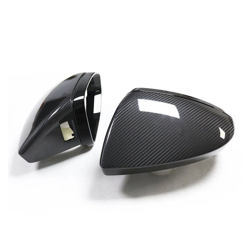 2019+ For Audi A7 S7 RS7 C8 Carbon Fiber Mirror Caps