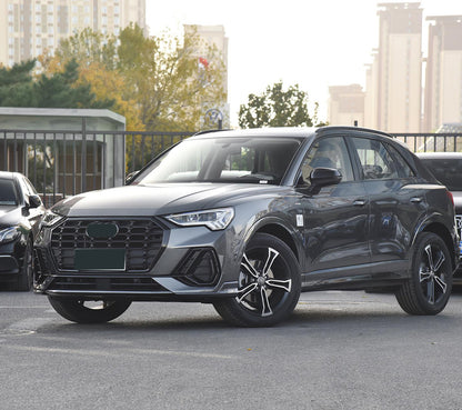 2020-2023 For Audi Q3 SQ3 F3 Front Bumper Down Grille Honeycomb Style Fog Light Grilles