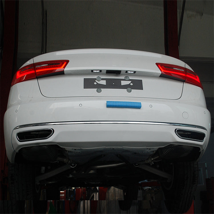 2012-2015 For Audi A6 S6 C7 Rear Diffuser With Tailpipe