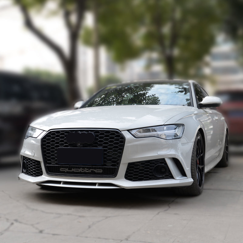 2016-2018 For Audi A6 S6 C7.5 RS6 Honeycomb Grille With Lower Mesh