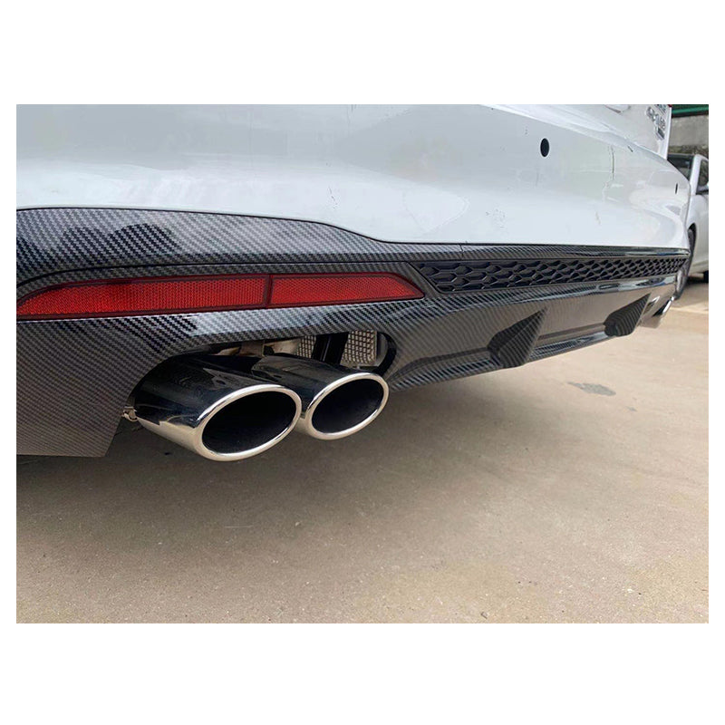 2020-2024 For Audi A4 S4 B9.5 Audi S4 Style A4 Diffuser With Tailpipe