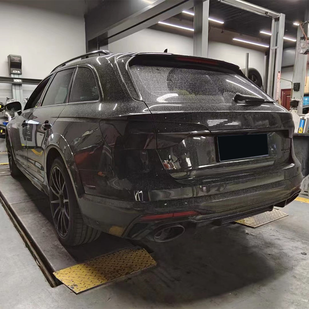 2020-2024 For Audi A4 S4 B9.5 Audi RS4 Style A4 Diffuser With Large Dual Tailpipe