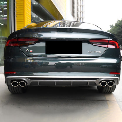 2017-2019 For Audi A5 S5 B9 Audi RS5 S5 Style A5 diffuser with tailpipe