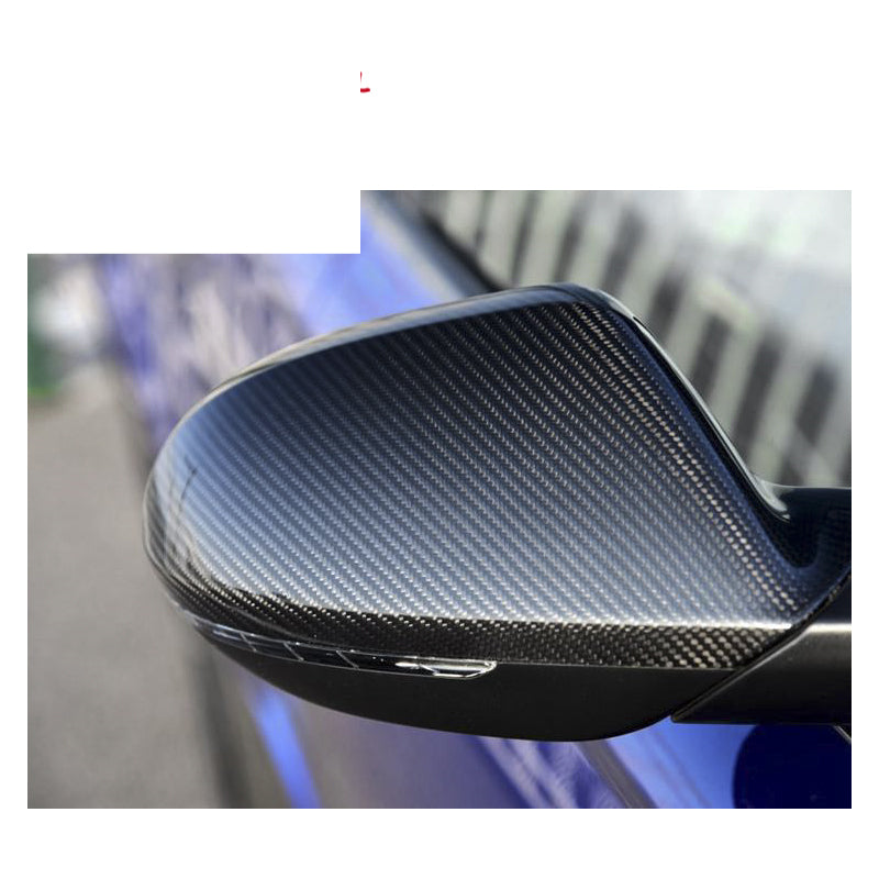 2012-2018 For Audi A6 S6 RS6 C7 C7.5 Carbon Fiber Mirror Caps