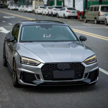 2017-2019 For A5/S5 B9 Body Kits With ACC & Honeycomb Grille Front Lip