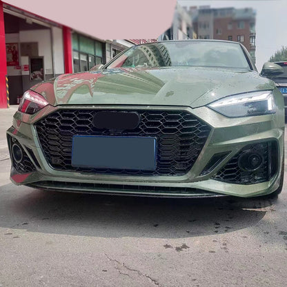 2020-2025 For A5/S5 B9.5 RS5 Style Bumper With ACC Honeycomb Grille