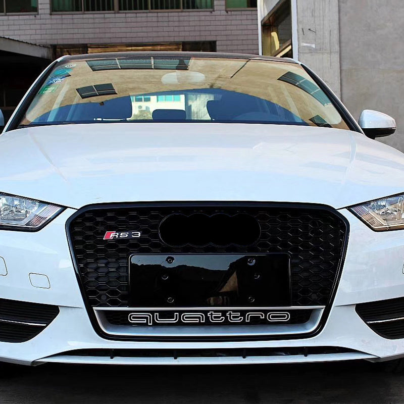 2013-2016 For Audi A3 S3 8V RS3 Style Honeycomb Grille with lower mesh
