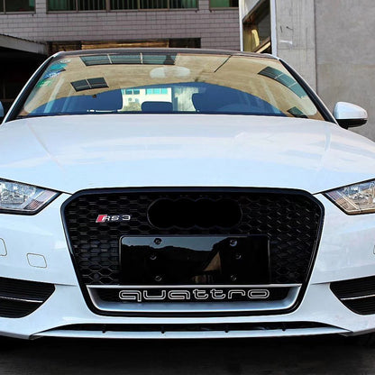 2013-2016 For Audi A3 S3 8V RS3 Style Honeycomb Grille with lower mesh