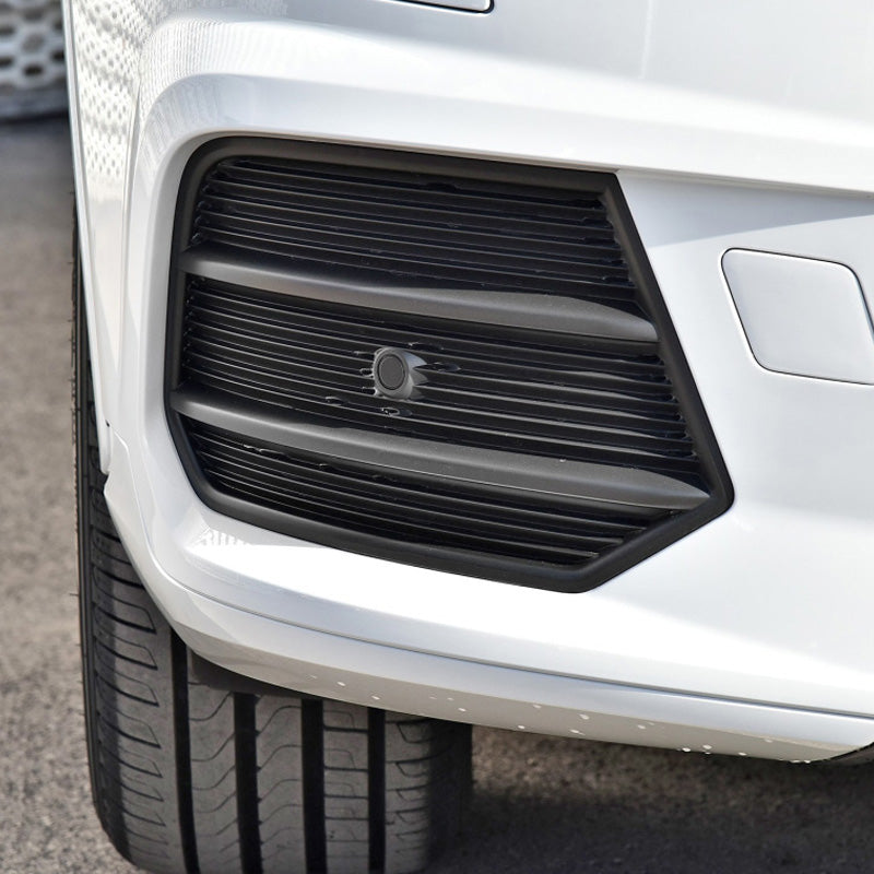 2016-2019 For Audi Q3 SQ3 8U.5 Front Bumper Down Grille Honeycomb Style Fog Light Grilles