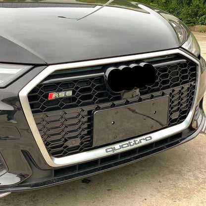 2019-2025 For Audi A6 S6 C8 C8.5 RS6 Honeycomb Grille