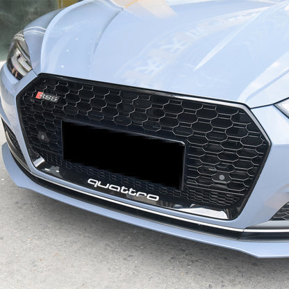 2017-2019 For Audi A5 S5 B9 RS5 Style Honeycomb Grille With Lower Mesh