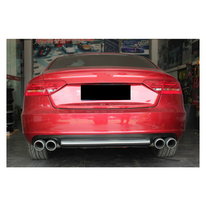 2009-2011 For Audi A5 S5 B8 Audi S5 Style Non S line diffuser with tailpipe