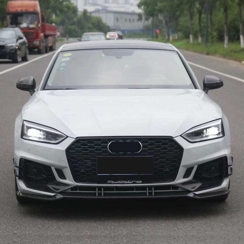 2017-2019 For A5/S5 B9 Body Kits With ACC & Honeycomb Grille Front Lip