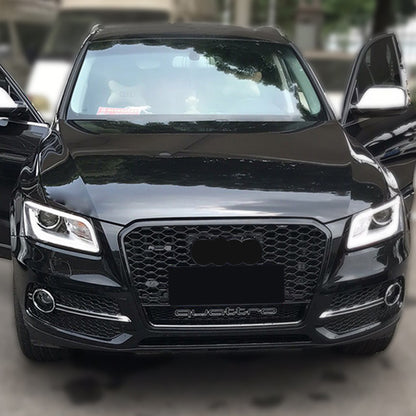 2013-2018 For Audi Q5 SQ5 8R.5/B8.5 RSQ5 Honeycomb Grille With Lower Mesh