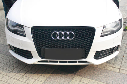 2008-2012 For Audi A4 S4 B8 RS4 Style Honeycomb Front Grille