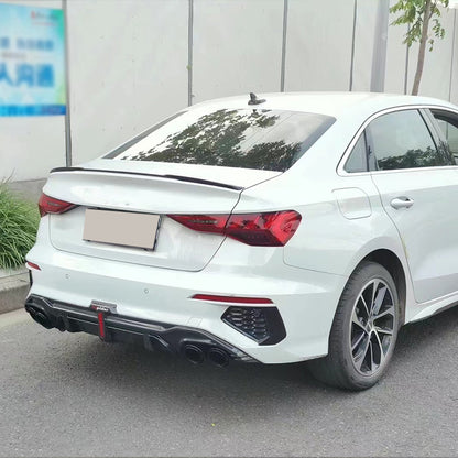 2020-2024 For Audi A3 S3 8Y S line Rear Diffuser With Tailpipe