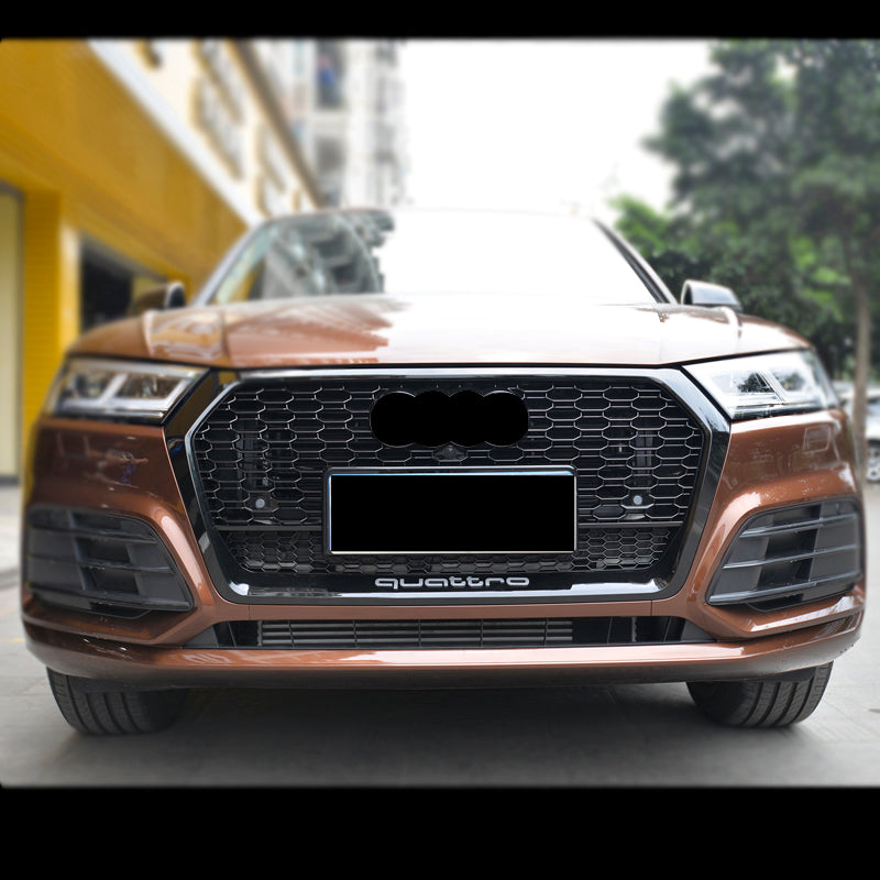 2019-2021 For Audi Q5 SQ5 B9 RSQ5 Honeycomb Grille With Lower Mesh