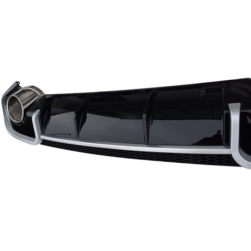 2013-2016 For Audi A3 S3 8V Non S-line rear diffuser and large dual tailpipe