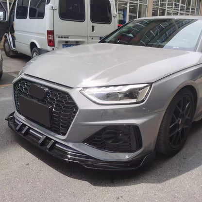 2020-2024 For A4/S4 B9.5 Body Kits With ACC Fog Light Grill Bumper Down Grille Honeycomb Grille Front Lip Splitter | RS4 Front Bumper