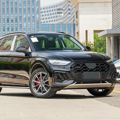 2022-2025 For Audi Q5 SQ5 B9.5 Front Bumper Down Grille Honeycomb Style S Line Fog Light Grilles
