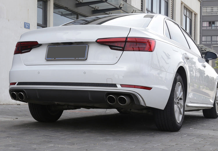2017-2019 For Audi A4 S4 B9 Diffuser With Tailpipe
