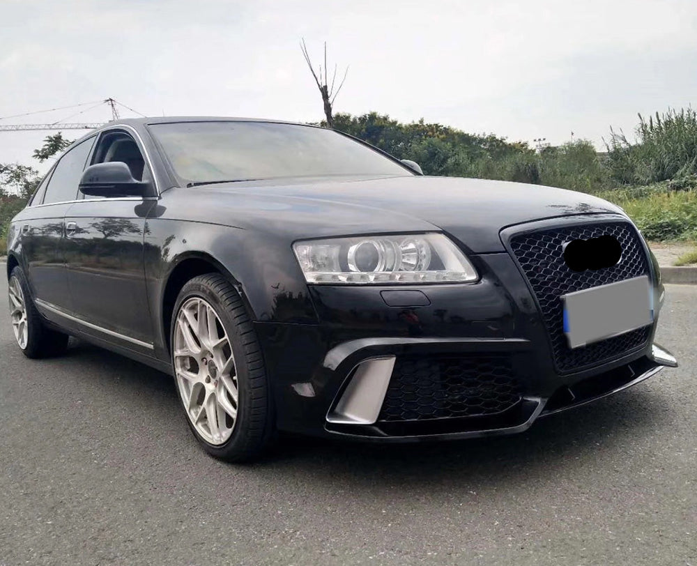 2009-2011 For Audi A6 S6 C6 RS6 Style Honeycomb Grille