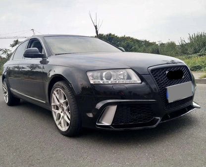 2009-2011 For Audi A6 S6 C6 RS6 Style Honeycomb Grille