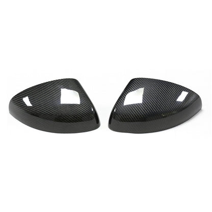 2010-2018 For Audi A1 S1 8X Dry Carbon Fiber Mirror Caps Real Carbon Fiber