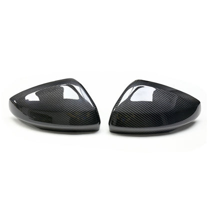 2010-2018 For Audi A1 S1 8X Dry Carbon Fiber Mirror Caps Real Carbon Fiber