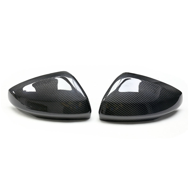 2019-2022 For Audi A1 S1 F8 VW POLO Dry Carbon Fiber Mirror Caps