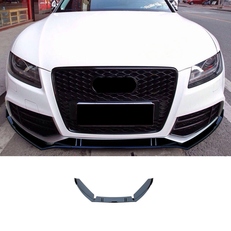 2009-2011 For A5/S5 B8 RS5 Style Bumper With Honeycomb Grille Front Lip