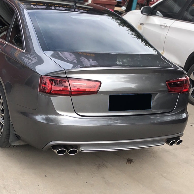2012-2015 For Audi A6 S6 C7 Rear Diffuser With Tailpipe