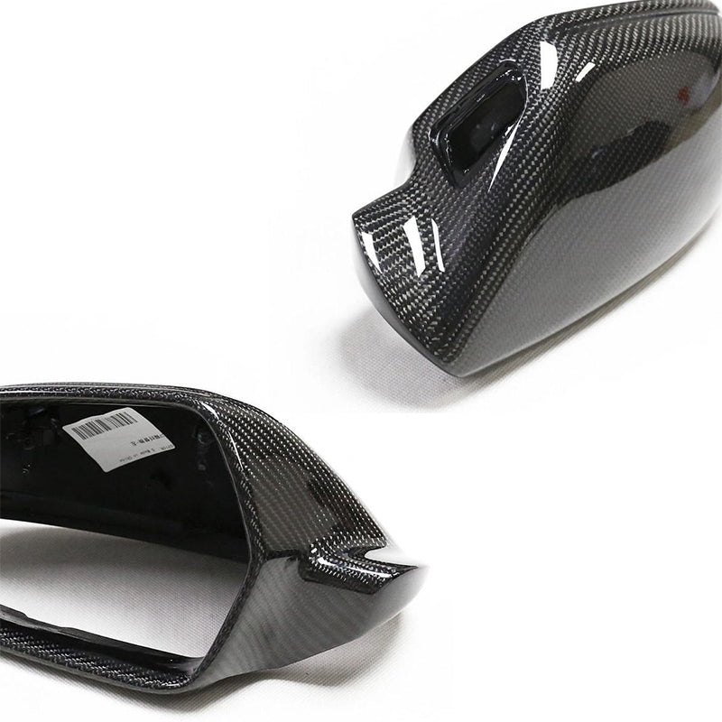 2012-2018 For Audi A6 S6 RS6 C7 C7.5 Carbon Fiber Mirror Caps