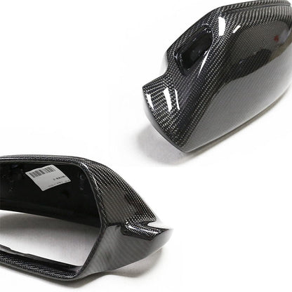 2012-2018 For Audi A6 S6 RS6 C7 C7.5 Carbon Fiber Mirror Caps